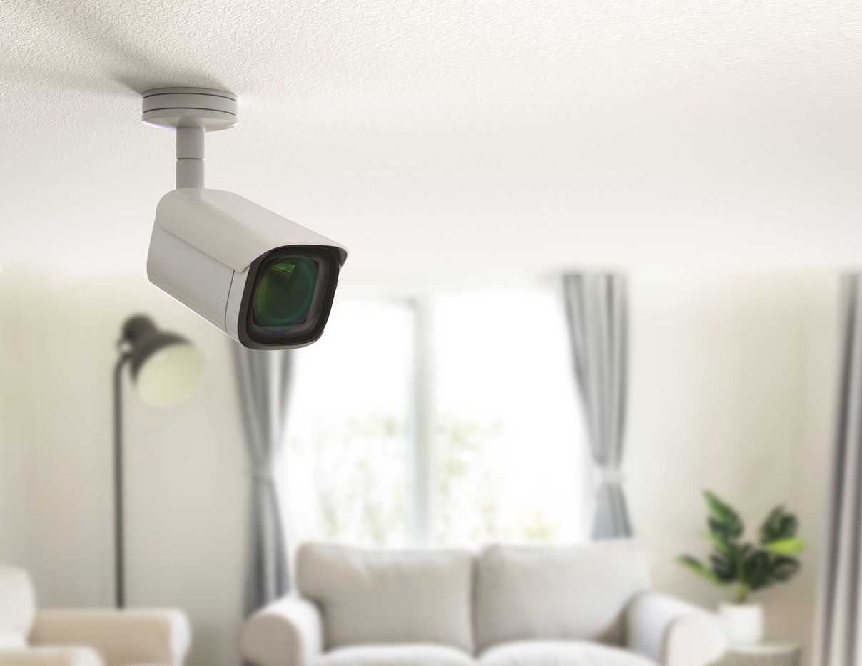 security camera in home